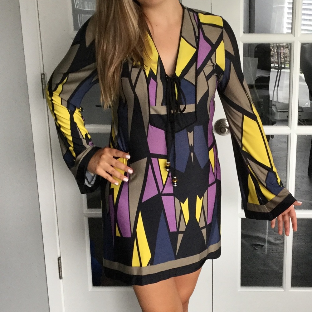 Analili Retro Mid-Length Dress